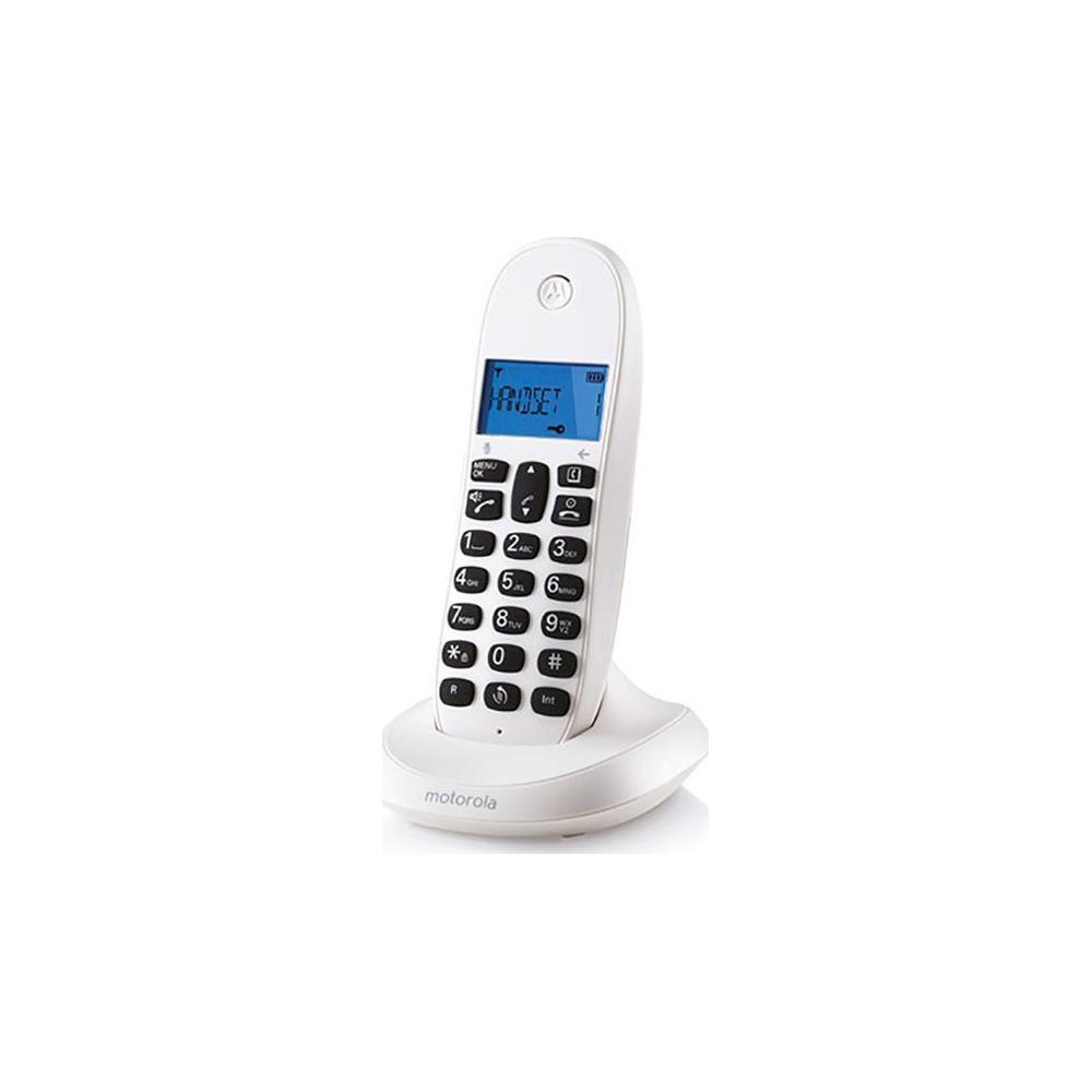 Motorola C1001LB Ασύρματο Τηλέφωνο Λευκό