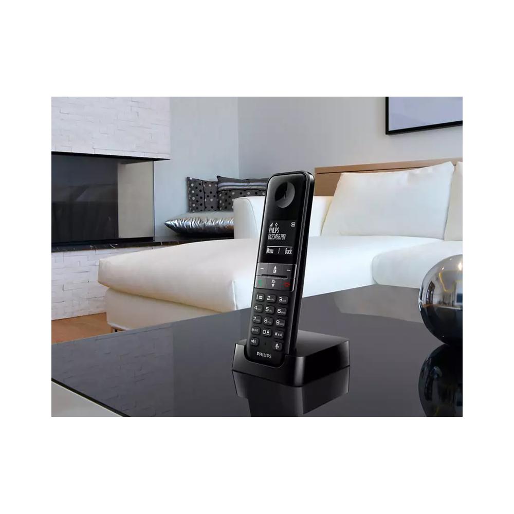 Philips D4701B Ασύρματο Τηλέφωνο με Aνοιχτή Aκρόαση