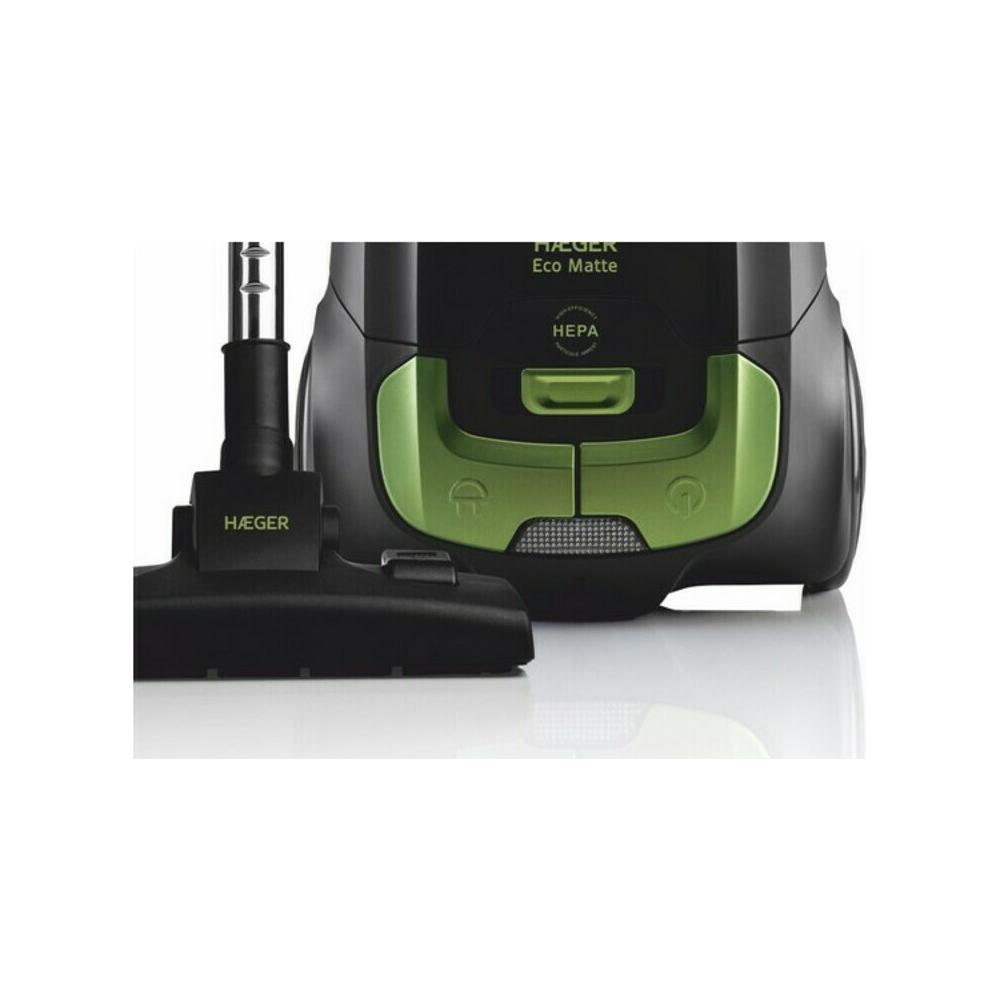 Haeger Eco Matte VC-70B.035A Ηλεκτρική Σκούπα 700W με Σακούλα 4lt Μαύρη