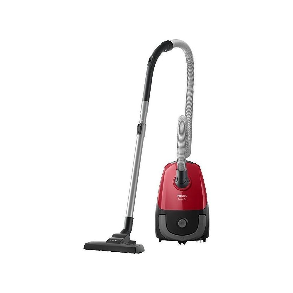 Philips PowerGo FC8243/09 Ηλεκτρική Σκούπα 750W με Σακούλα 3lt Κόκκινη