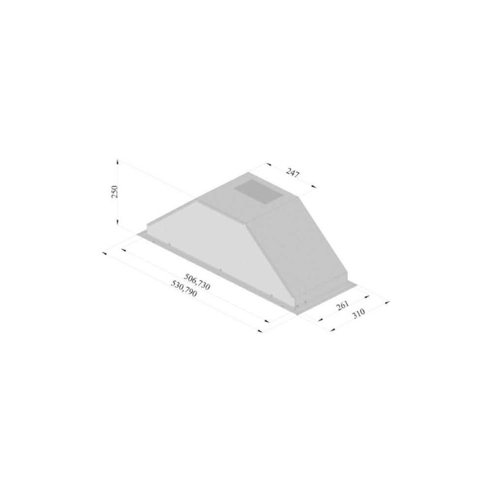 Davoline Nascosto Μηχανισμός Απορρόφησης 60cm Inox