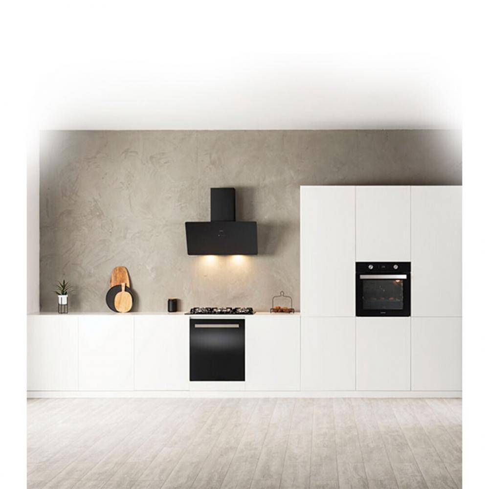 Davoline Shape 90 Απορροφητήρας Καμινάδα 90cm Μαύρος