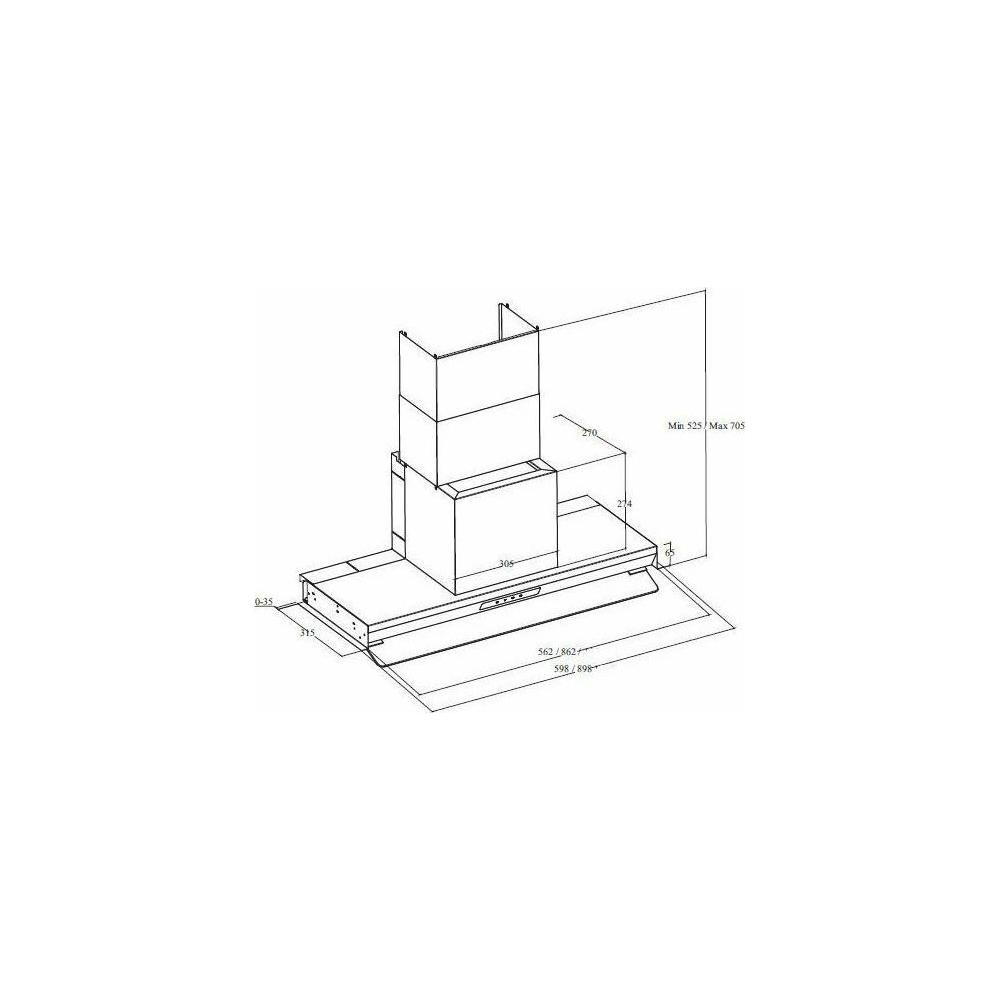 Davoline Inside Plus Drop Control 90 Μηχανισμός Απορρόφησης 90cm Μαύρος