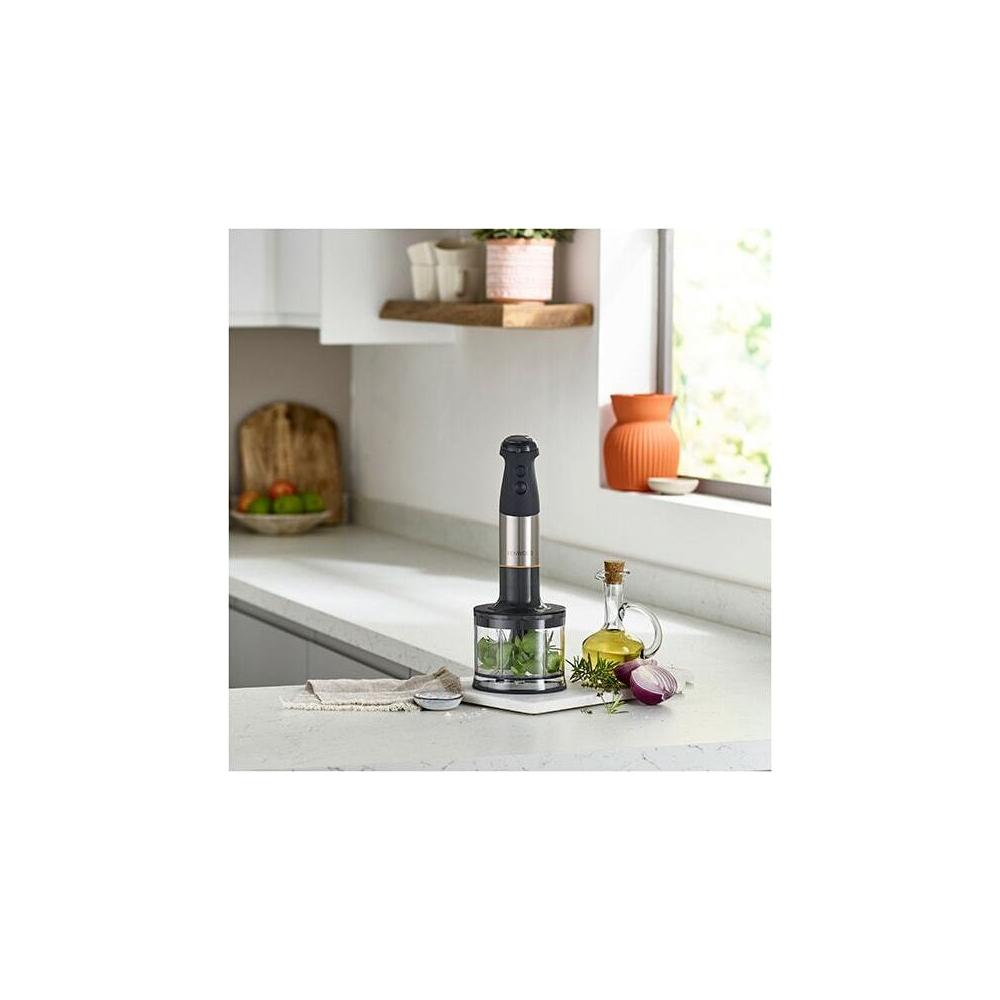 Kenwood HBM60.307GY Ραβδομπλέντερ με Ανοξείδωτη Ράβδο 1000W Μαύρο