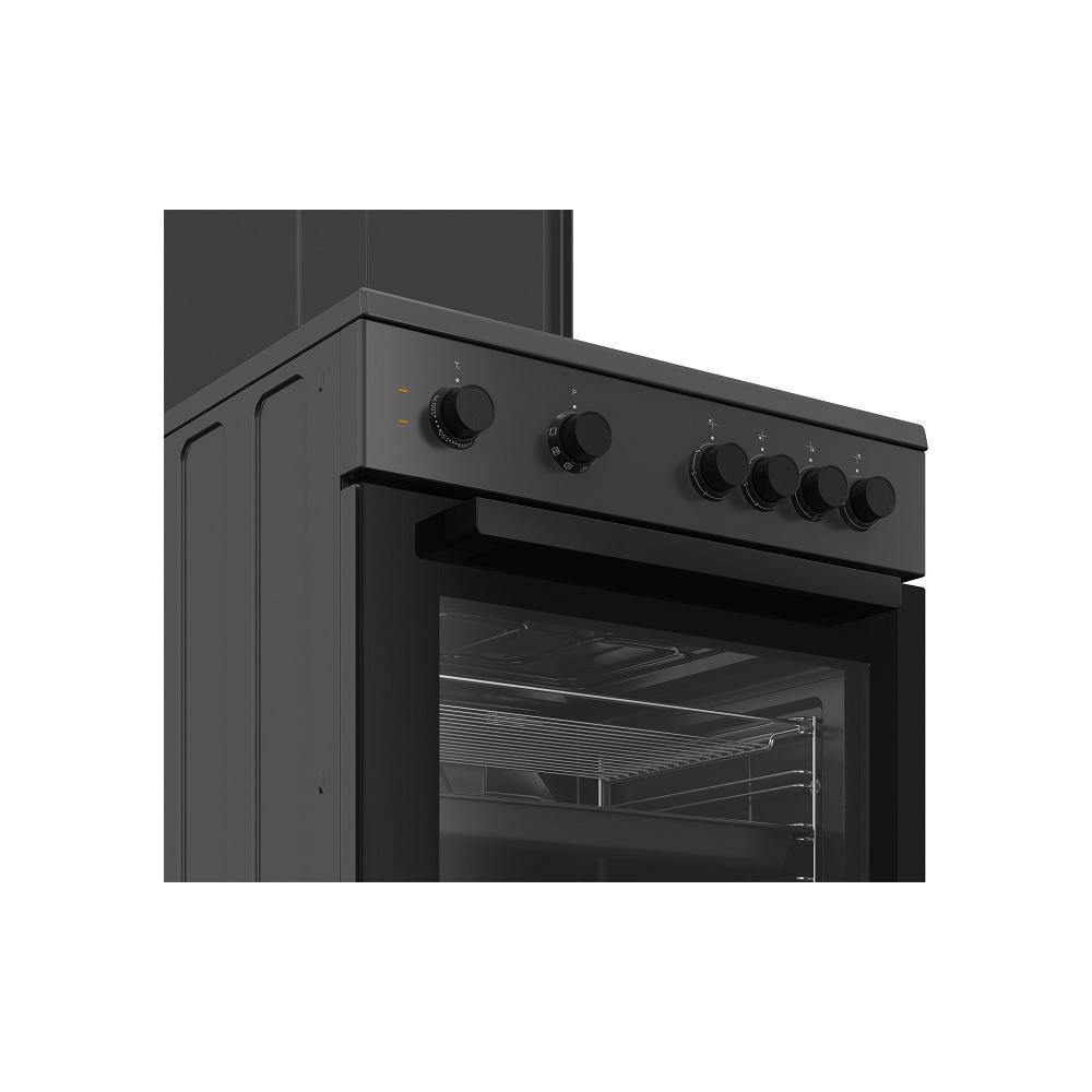 Beko FSM66003GA Κουζίνα 72lt με Εμαγιέ Εστίες Π60εκ. Μαύρη