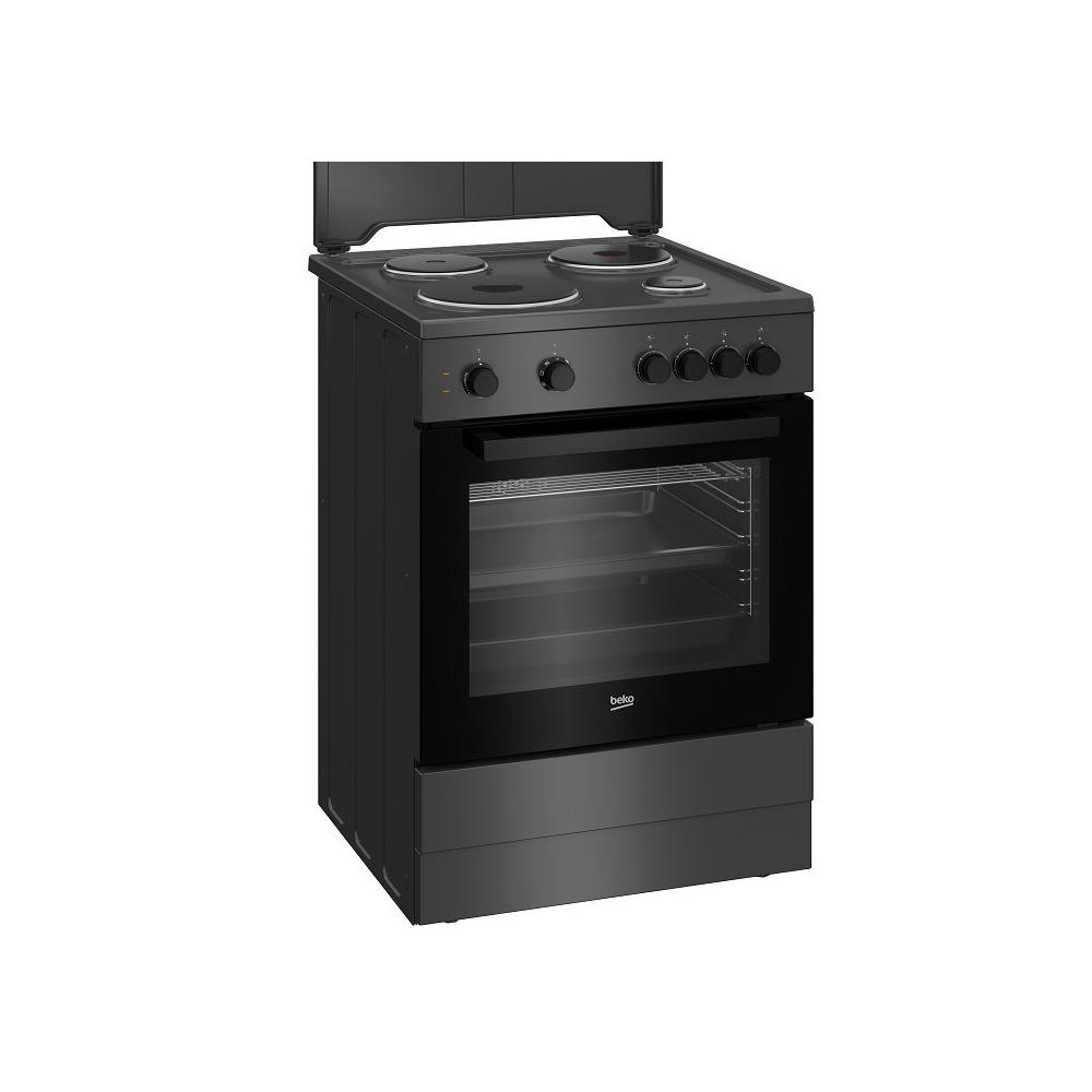 Beko FSM66003GA Κουζίνα 72lt με Εμαγιέ Εστίες Π60εκ. Μαύρη