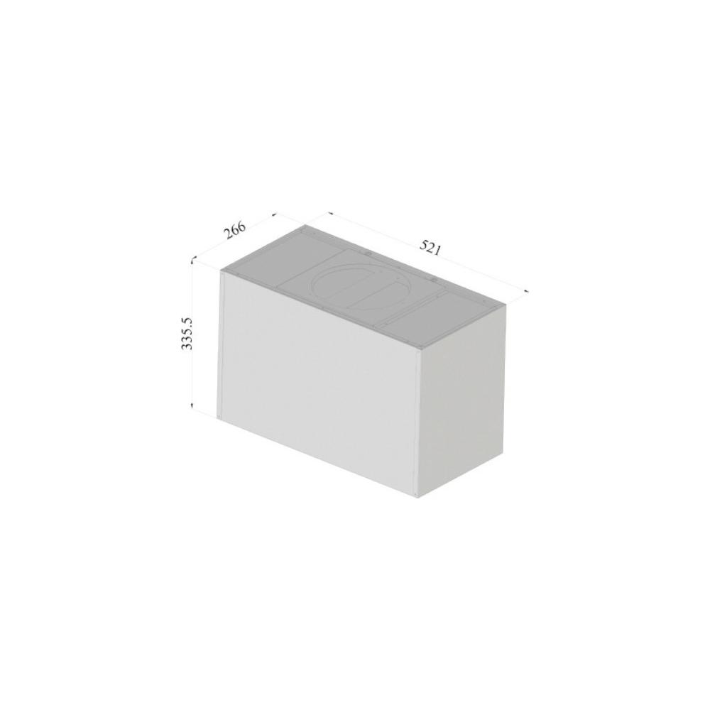 Davoline Nascosto Μηχανισμός Απορρόφησης 60cm Inox