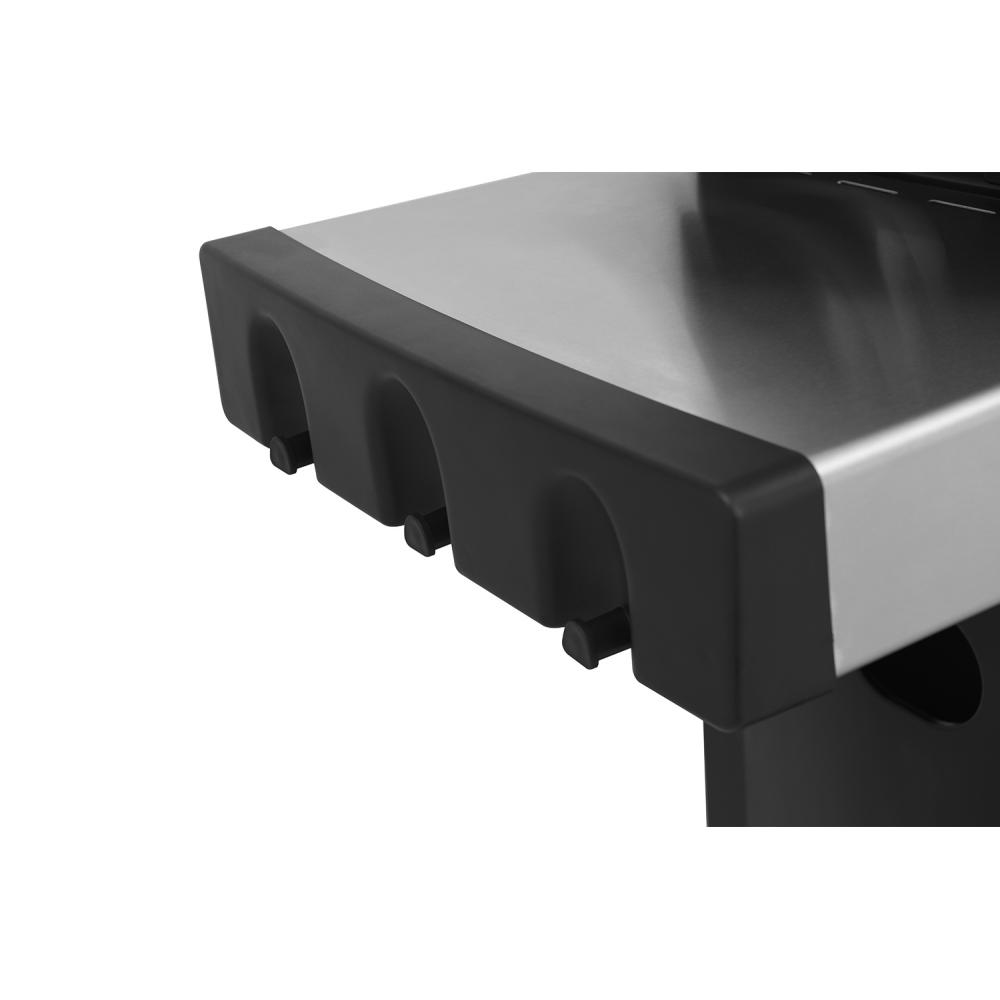 Thermogatz Gs Grill Superior Ψησταριά Υγραερίου Μαντεμένιας Σχάρας 52x46εκ. με 4 Εστίες 14kW και Πλαϊνό Μάτι