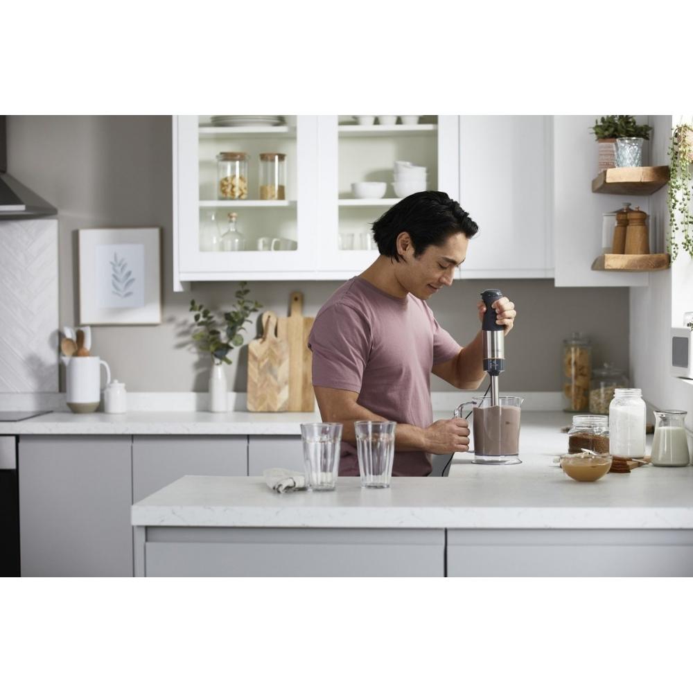 Kenwood HBM60.307GY Ραβδομπλέντερ με Ανοξείδωτη Ράβδο 1000W Μαύρο