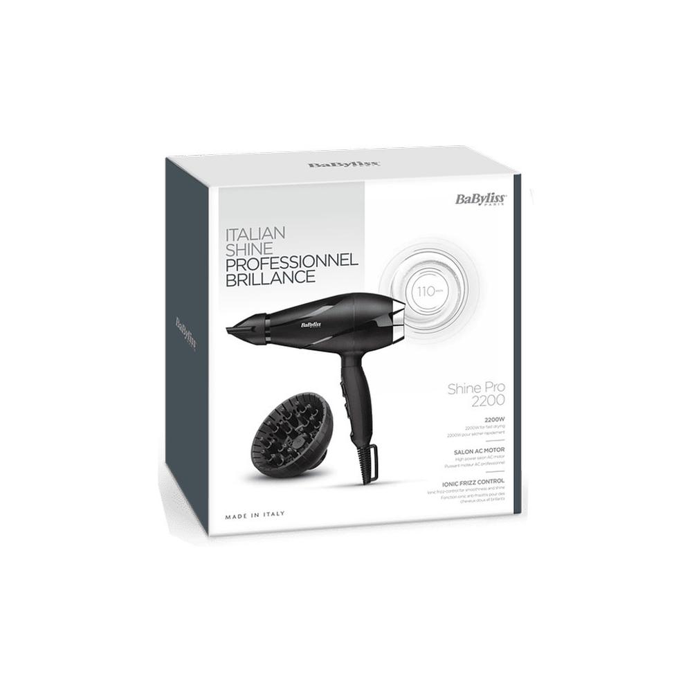 Babyliss Shine Pro Ionic Επαγγελματικό Πιστολάκι Μαλλιών με Φυσούνα 2200W 6713DE
