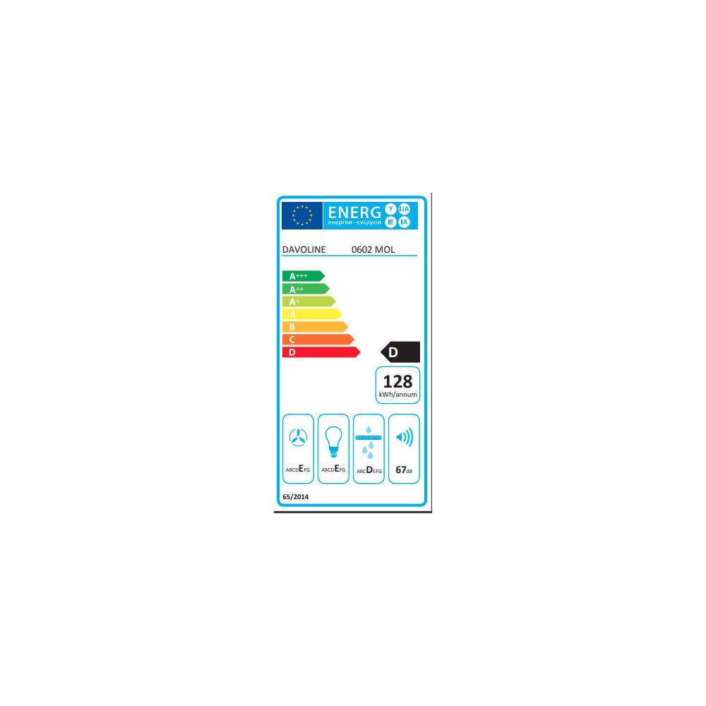 Davoline Olympia 360 LUX 2M Ελεύθερος Απορροφητήρας 60cm Καφέ