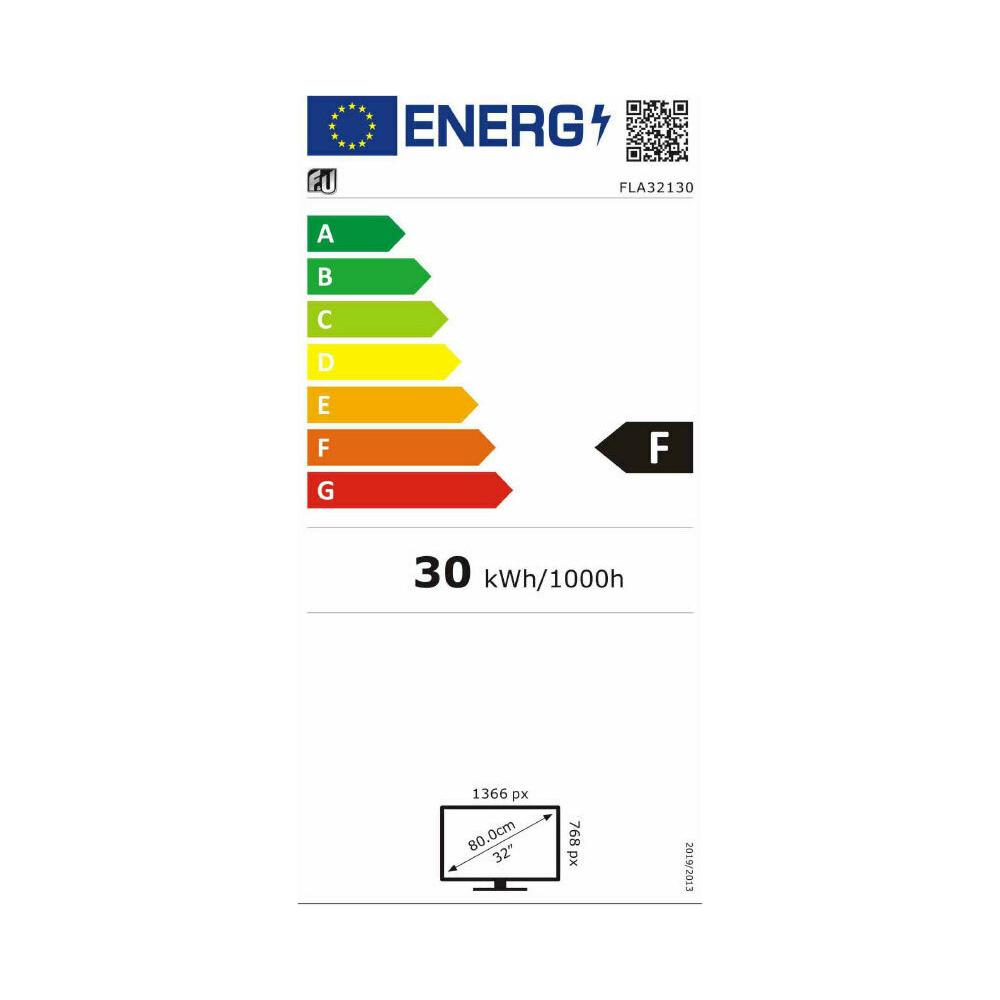 F&U Smart Τηλεόραση 32" HD Ready LED FLA32130 (2021)