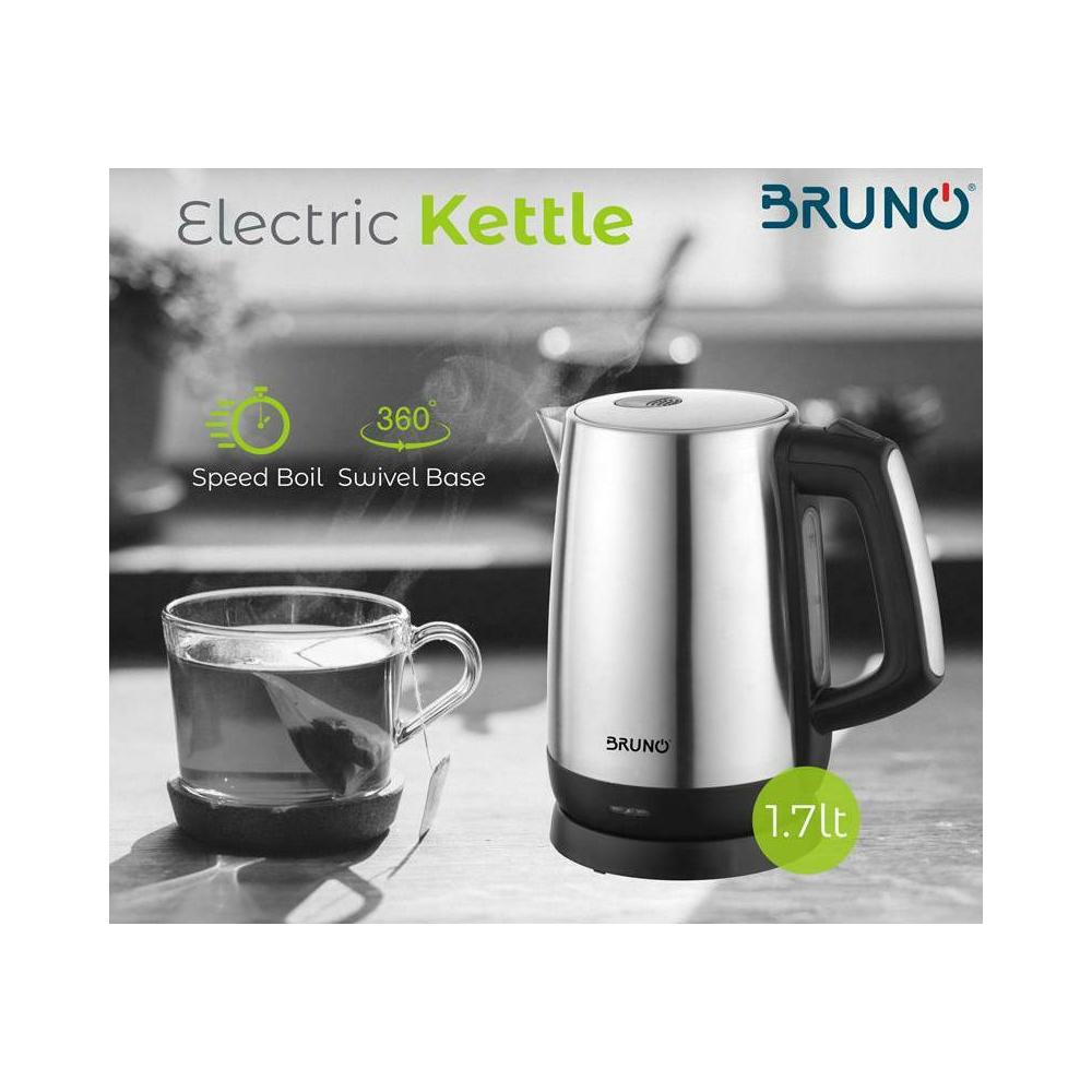 Bruno BRN-0030 Βραστήρας 1.7lt 2200W Inox