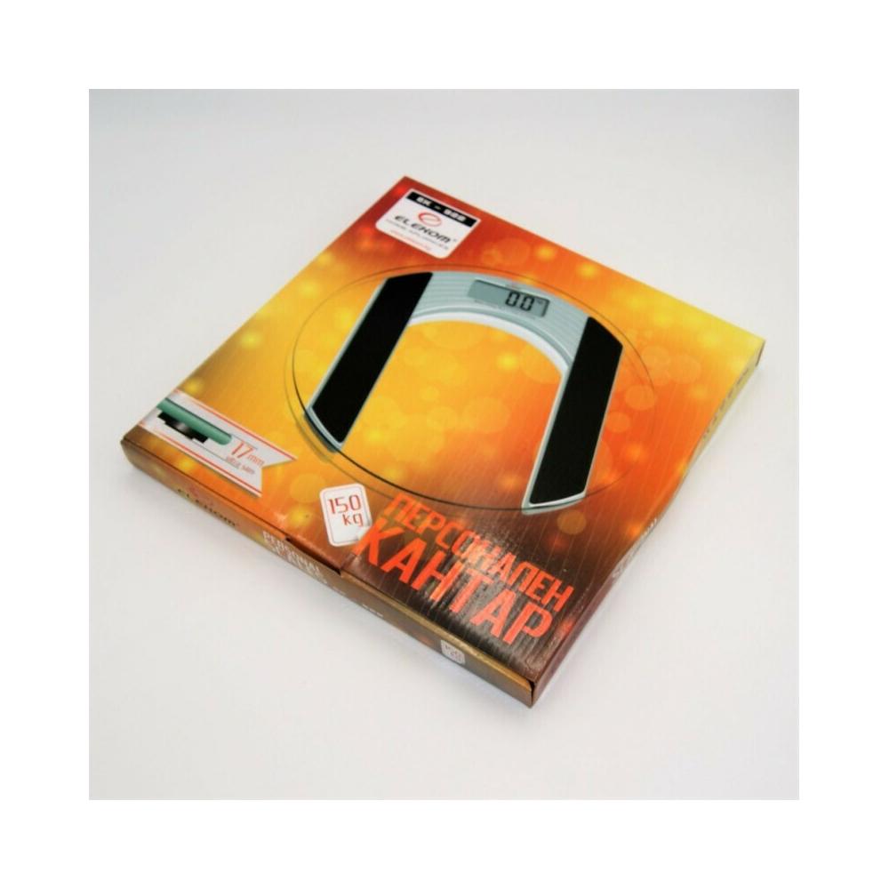 Elekom EK-922 Ψηφιακή Ζυγαριά σε Διάφανο χρώμα