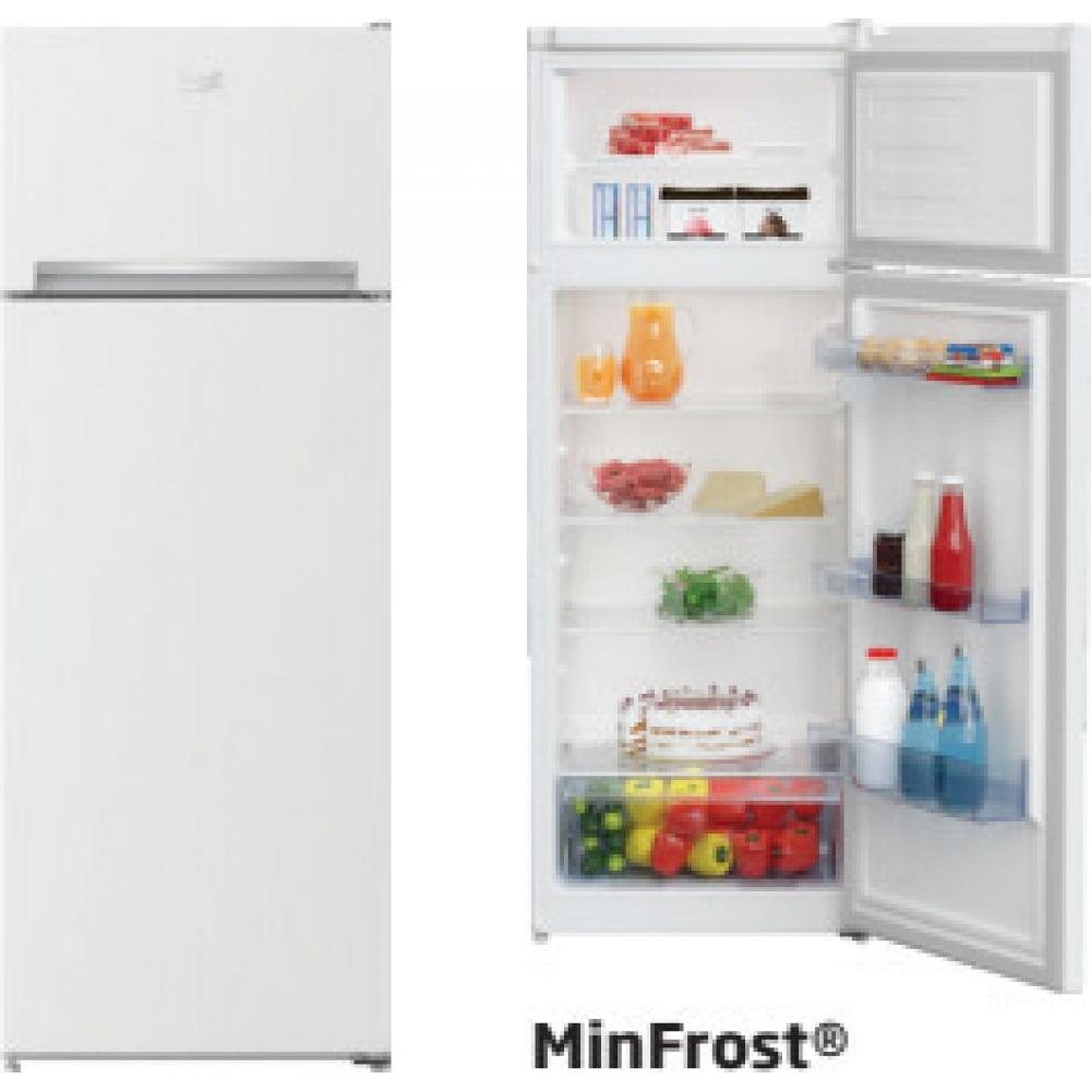 Beko RDSA240K35WN Ψυγείο Δίπορτο 240lt Υ146.5xΠ54xΒ57.4εκ. Λευκό