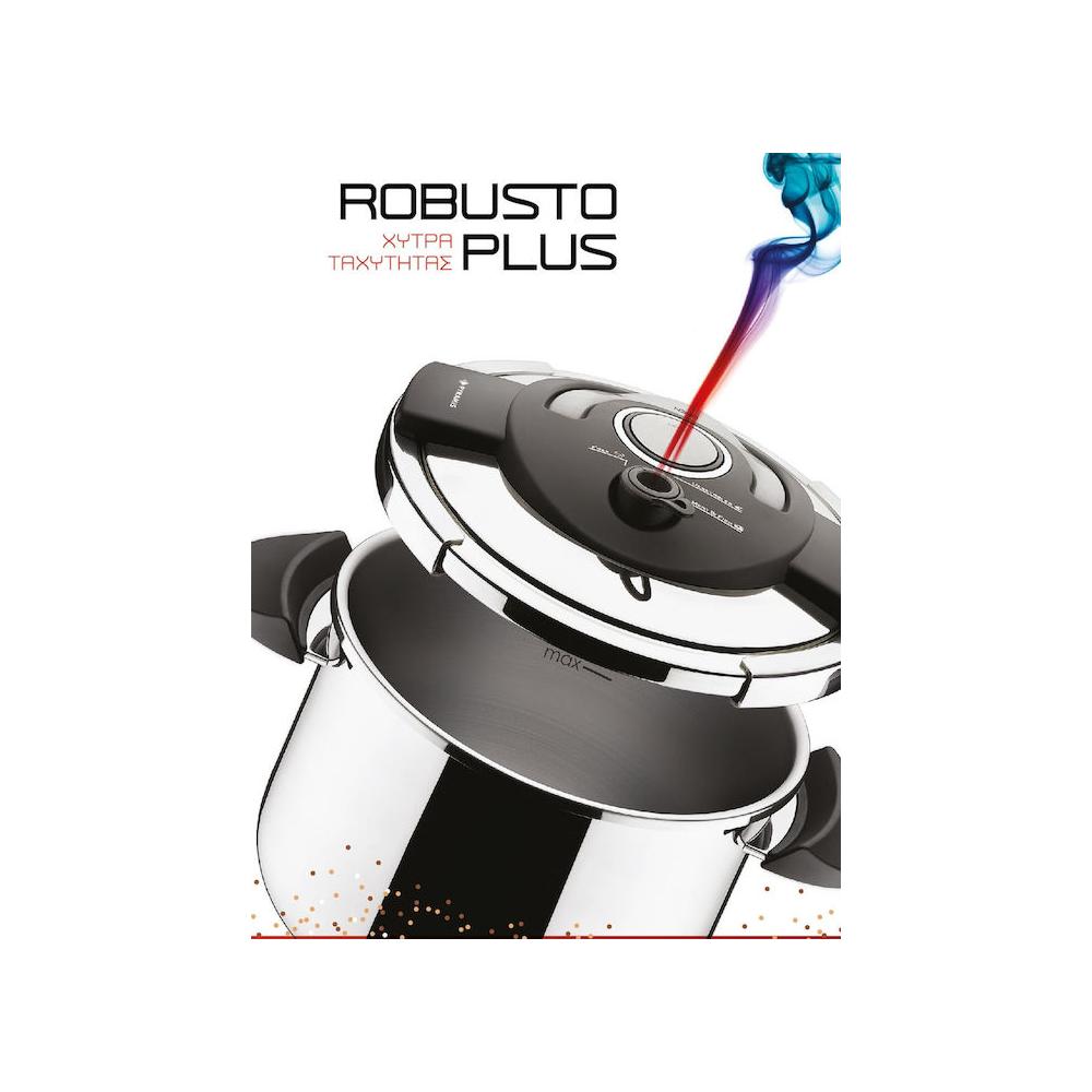 Pyramis Robusto Plus Χύτρα Ταχύτητας 6lt