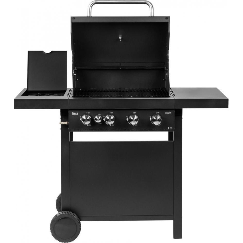 Teesa 5000 Ψησταριά Υγραερίου Σχάρας 59x40εκ. με 5 Εστίες 12kW και Πλαϊνό Μάτι