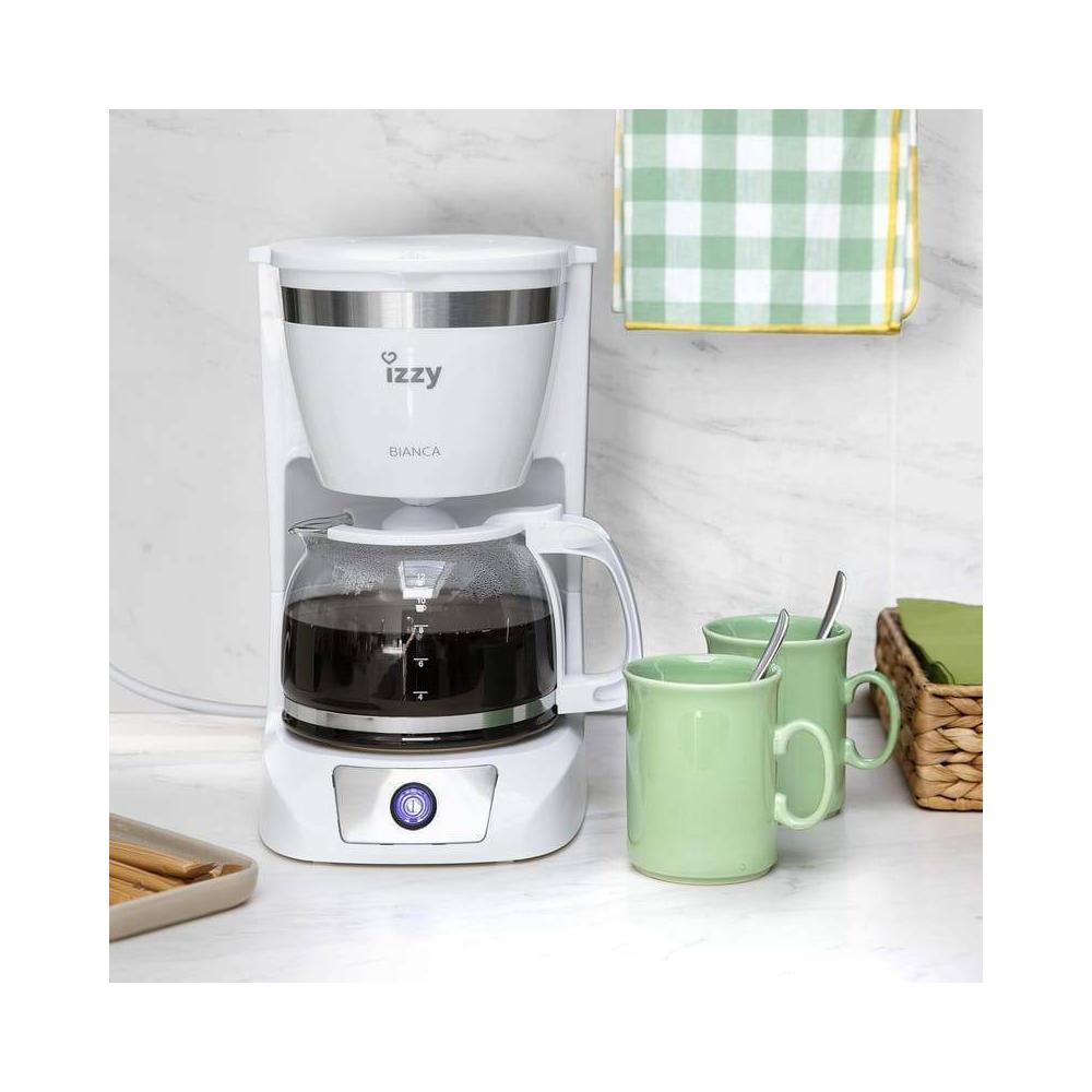 Izzy C108S Bianca Καφετιέρα Φίλτρου 950W White