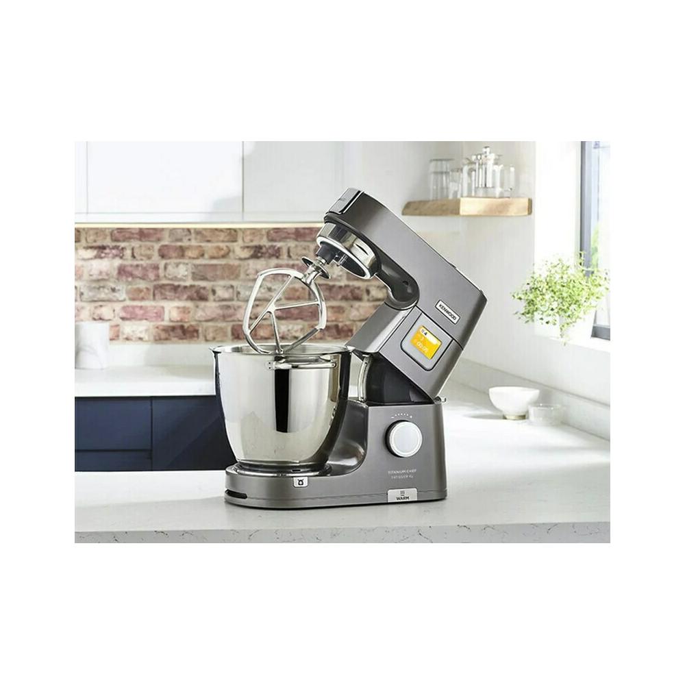 Kenwood Titanium Chef Patissier XL KWL90.124SI Κουζινομηχανή 1400W με Ανοξείδωτο Κάδο 7lt