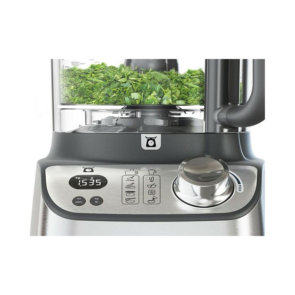 Kenwood FDM71.960SS Πολυμίξερ 1000W με Κάδο 3lt και Κανάτα Μπλέντερ Ασημί