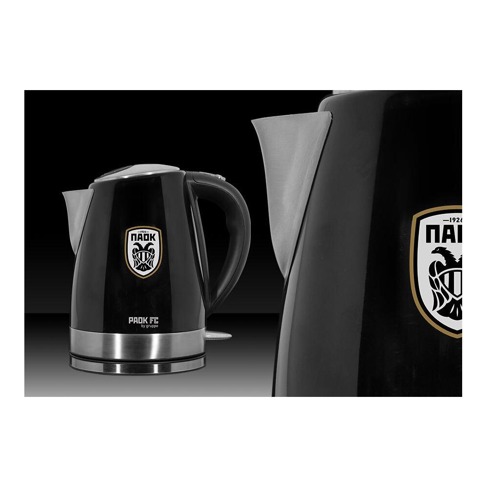 Gruppe EKS17159C Βραστήρας 1.8lt 2100W PAOK FC Μαύρος