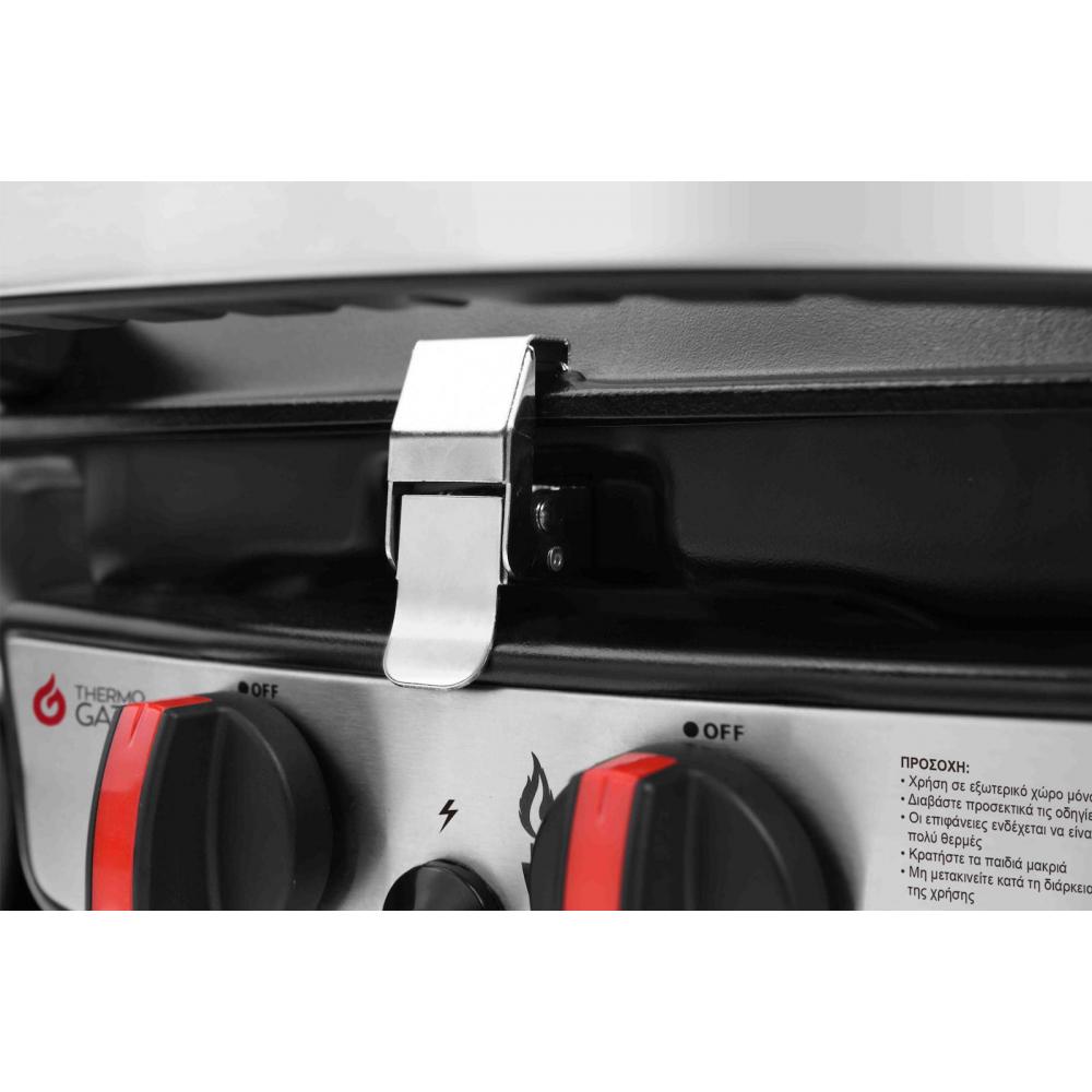 Thermogatz Gs Grill 2 Mini Ψησταριά Υγραερίου Σχάρας 52x39εκ. με 2 Εστίες 5kW