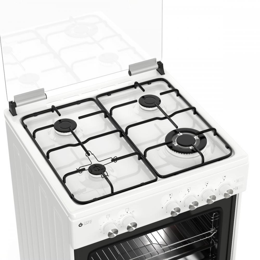 Thermogatz TGS 5021 WH Κουζίνα Υγραερίου 49lt με Εστίες Υγραερίου Π60εκ. Λευκή