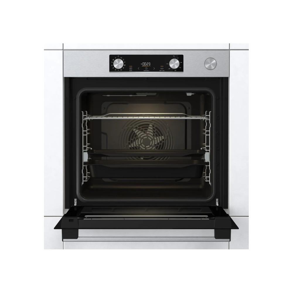 Gorenje BSA6737E15X Φούρνος άνω Πάγκου 77lt χωρίς Εστίες Π59.5εκ. Inox