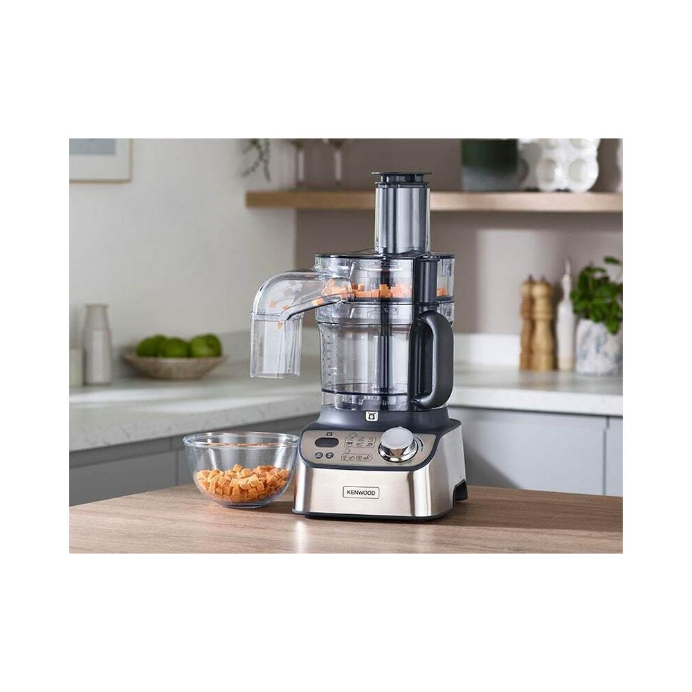 Kenwood FDM71.960SS Πολυμίξερ 1000W με Κάδο 3lt και Κανάτα Μπλέντερ Ασημί