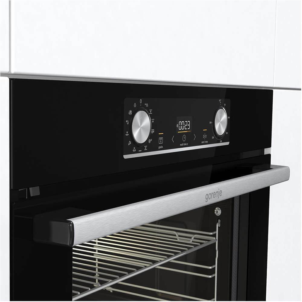 Gorenje BPSX6737E13BG Φούρνος άνω Πάγκου 77lt χωρίς Εστίες Π59.5εκ. Μαύρος