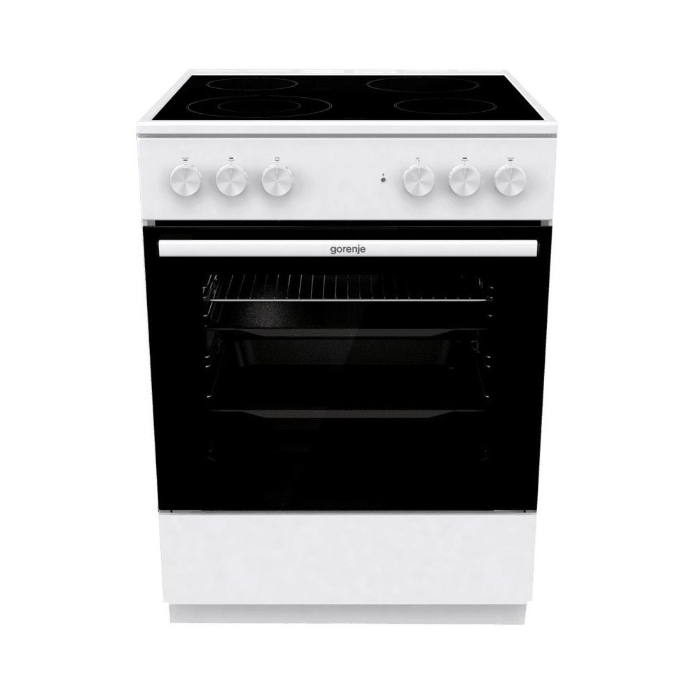 Gorenje GEC6A41WC Κουζίνα 71lt με Κεραμικές Εστίες Π60εκ. Λευκή