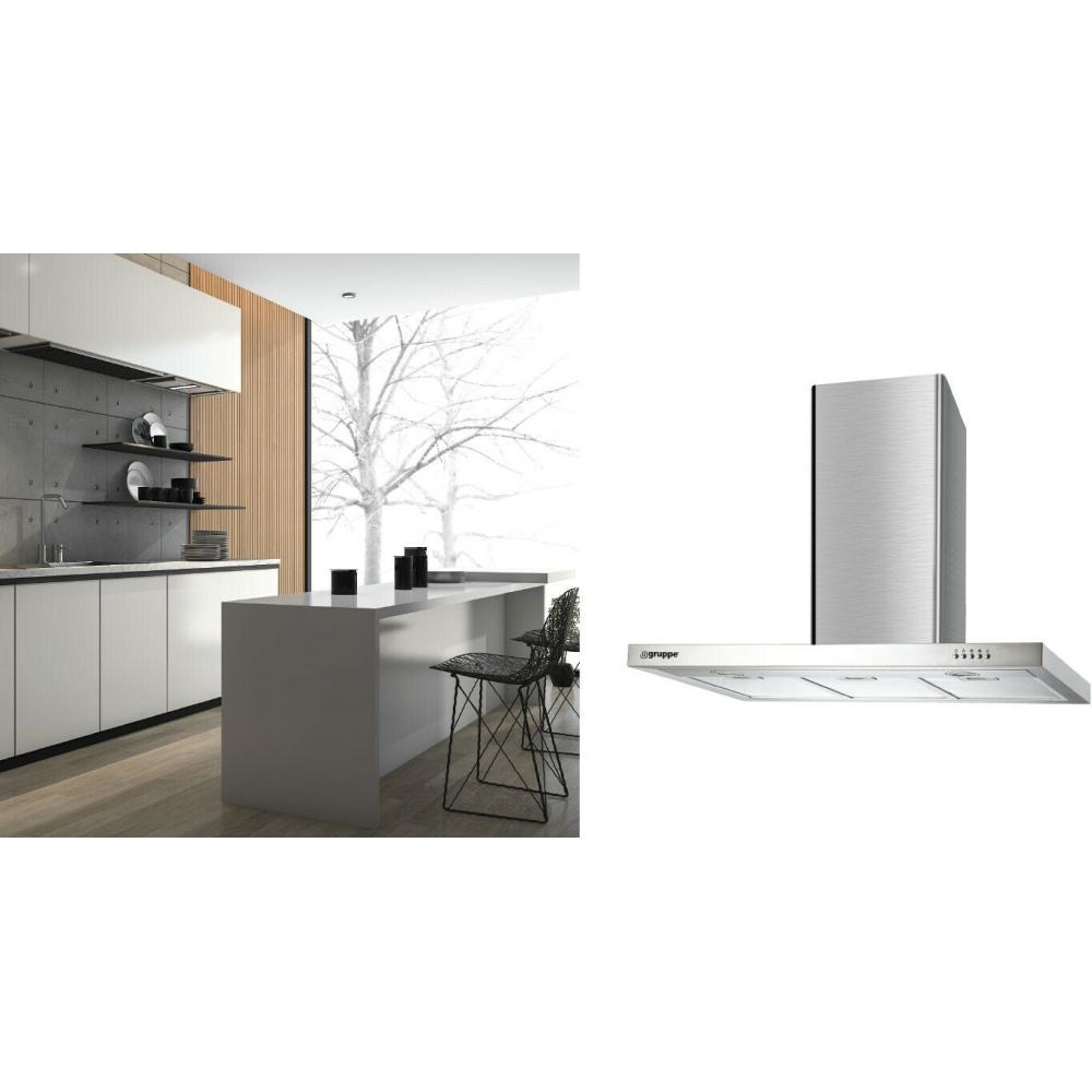 Gruppe Ostria 60 Απορροφητήρας Καμινάδα 60cm Inox