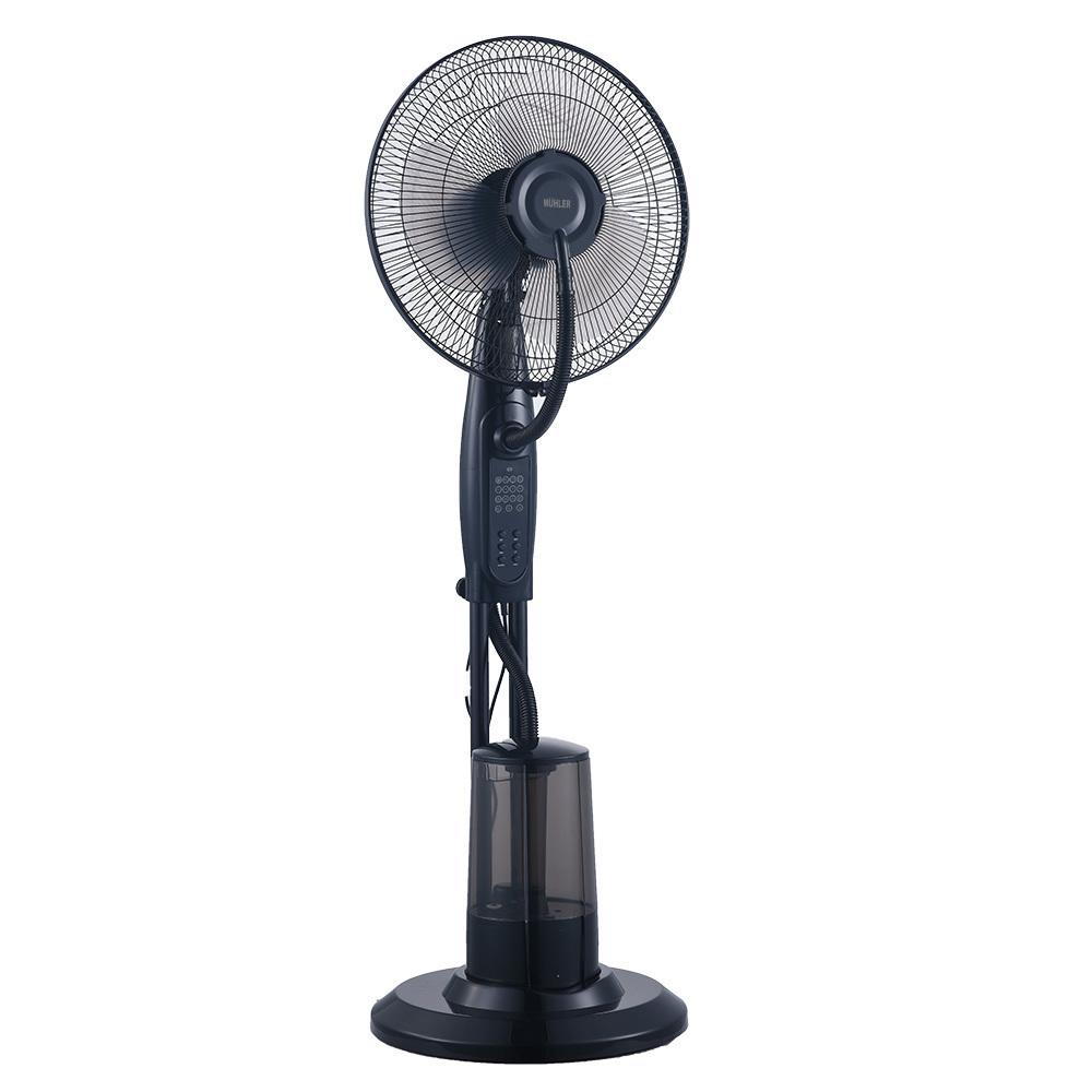 Muhler MF-1609RC Ανεμιστήρας Υδρονέφωσης 75W Διαμέτρου 40.64cm με Τηλεχειριστήριο