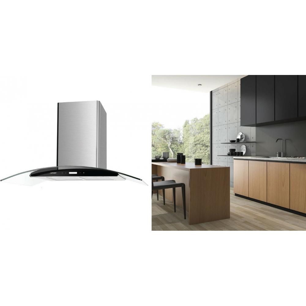 Gruppe Levante 90 Απορροφητήρας Καμινάδα 90cm Inox