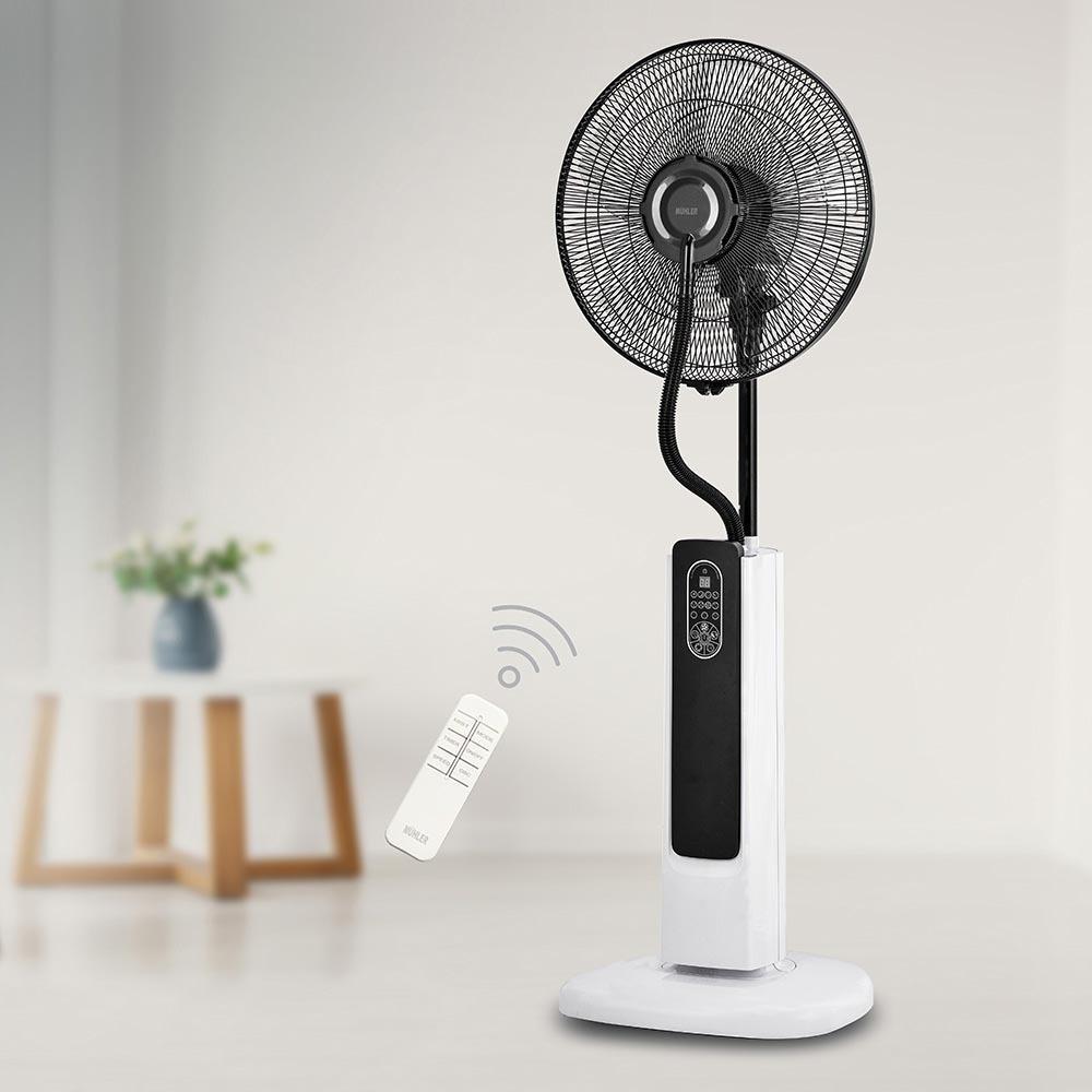 Muhler MF-1679RC Ανεμιστήρας Υδρονέφωσης 75W Διαμέτρου 40.64cm με Τηλεχειριστήριο