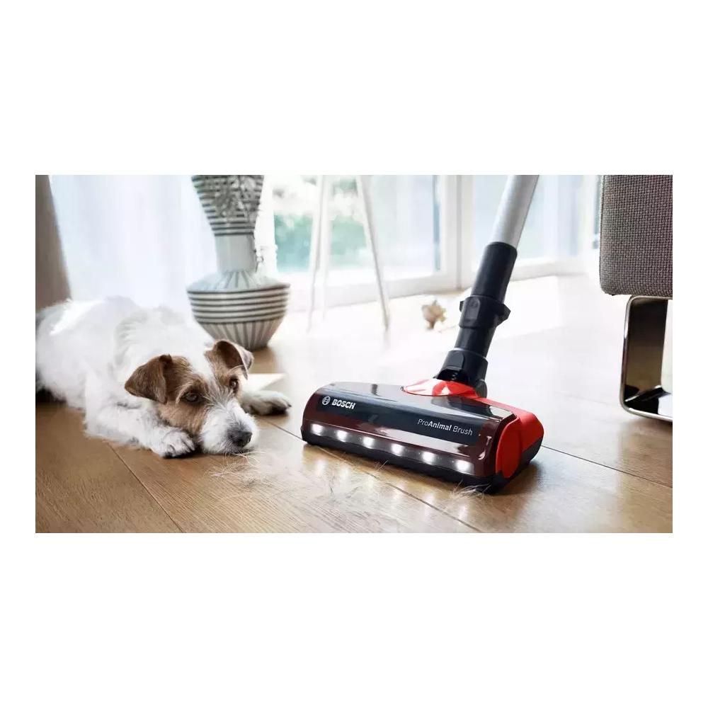 Bosch Unlimited 7 ProAnimal Επαναφορτιζόμενη Σκούπα Stick 18V Red