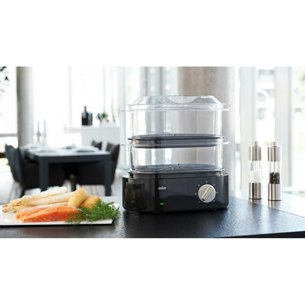 Braun FS 5100B Ατμομάγειρας με 2 Επίπεδα Μαγειρέματος 6.2lt
