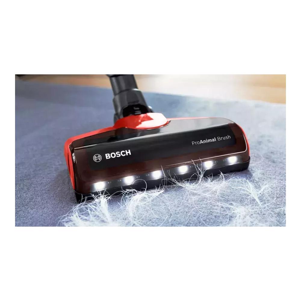 Bosch Unlimited 7 ProAnimal Επαναφορτιζόμενη Σκούπα Stick 18V Red