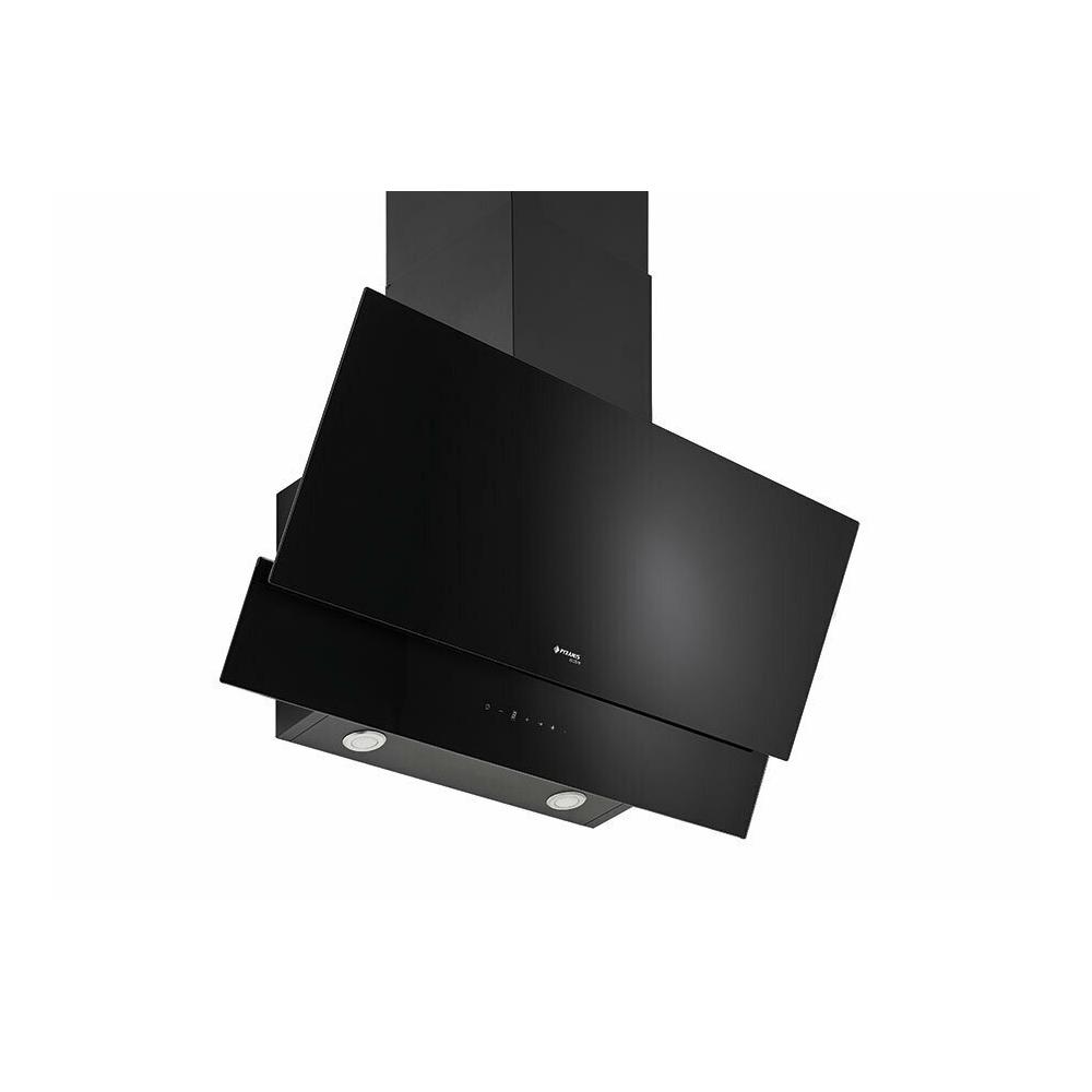 Pyramis Livelo Απορροφητήρας Καμινάδα 90cm Μαύρος