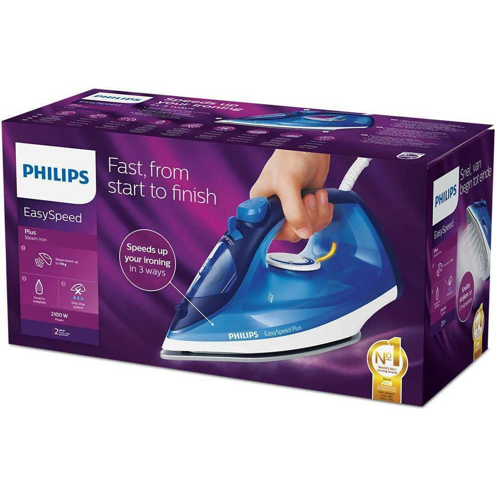 Philips GC2145/20 Steam Iron 2100W with Continuous Flow rate of 30gr/min