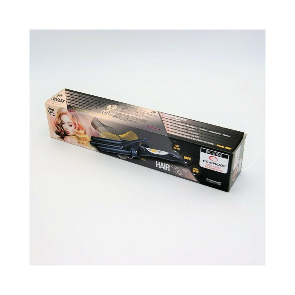 Elekom Ψαλίδι Μαλλιών για Κυματιστά Μαλλιά 60W EK-3002