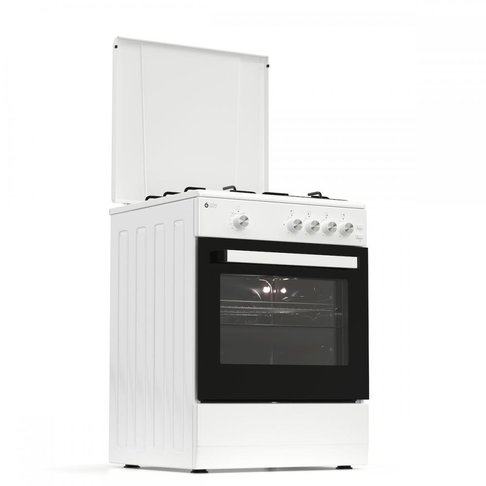 Thermogatz TGS 161 WH Κουζίνα Υγραερίου 55lt με Εστίες Υγραερίου Π61εκ. Λευκή