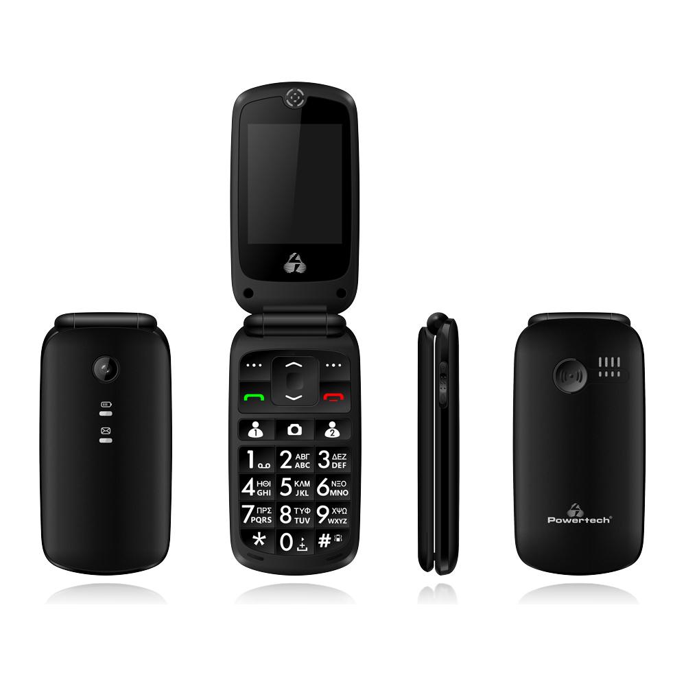 Powertech Sentry IV Dual SIM Mobile with Buttons for Elderly Black