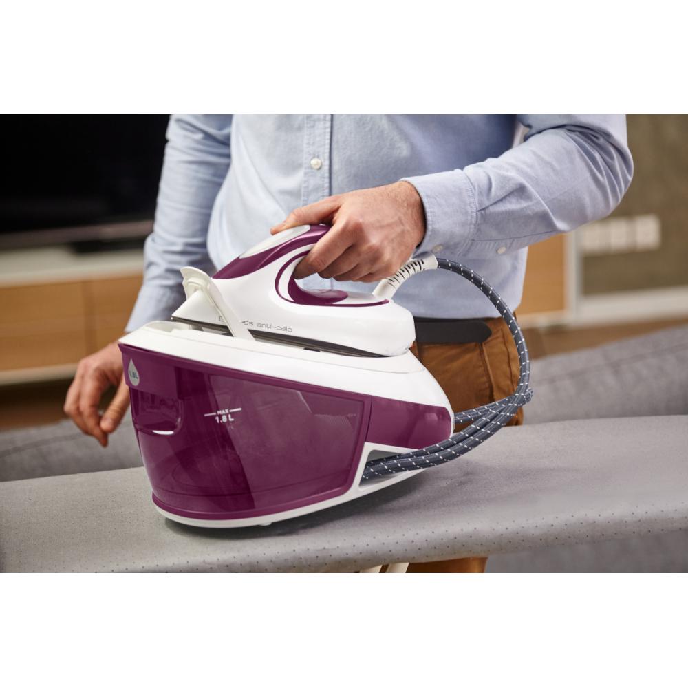 Tefal Express Anti-Calc SV8054 6.5bar Pressure Ironing System with 1.8lt Container