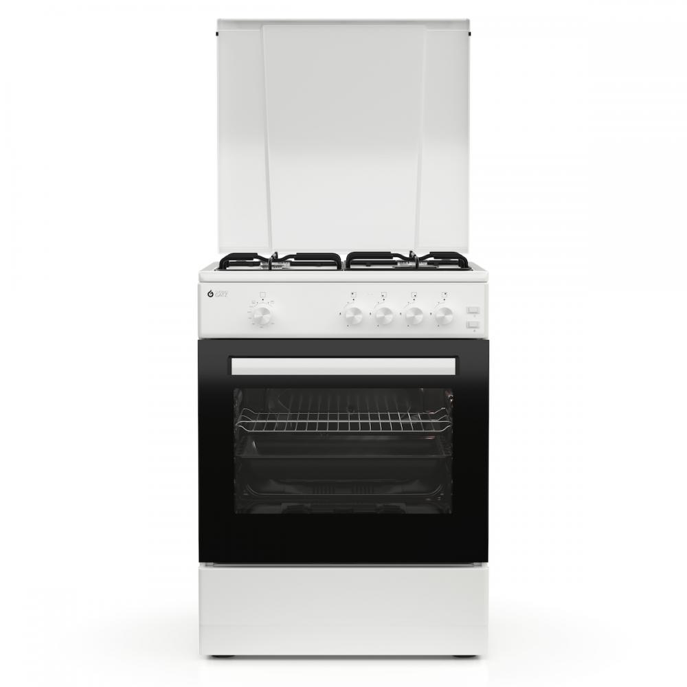 Thermogatz TGS 161 WH Κουζίνα Υγραερίου 55lt με Εστίες Υγραερίου Π61εκ. Λευκή