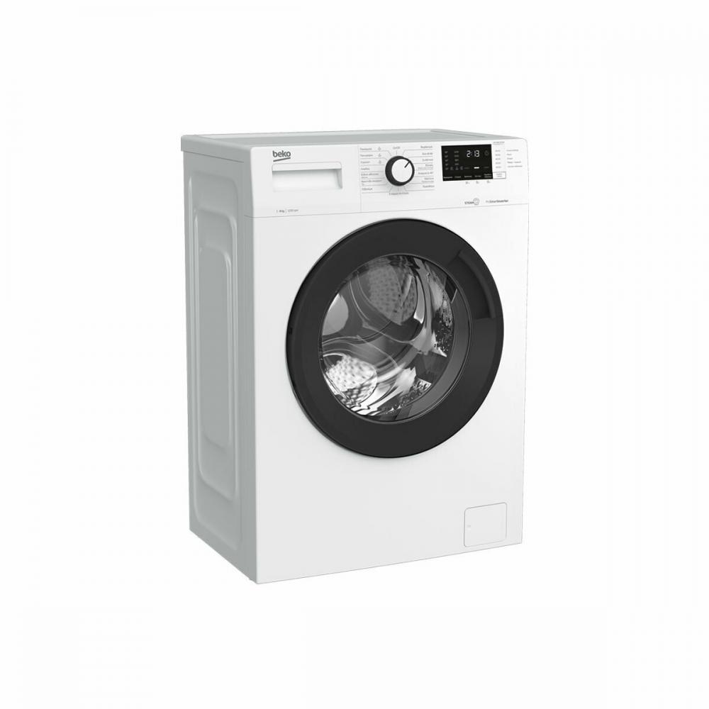Beko WTV 8612 XSW Πλυντήριο Ρούχων 8kg με Ατμό 1200 Στροφών Λευκό